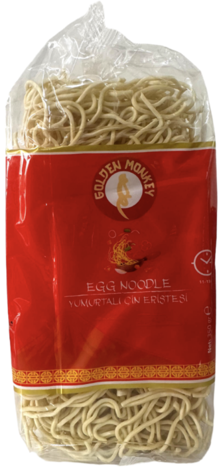 Golden Monkey Egg Noodle 350gr x50 (Ad: 60₺)