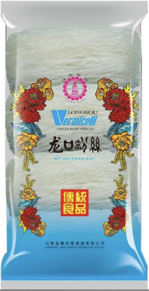 Longkou Bean Vermicelli Glass Noodle Fasulye Şehriyesi 250 Gr