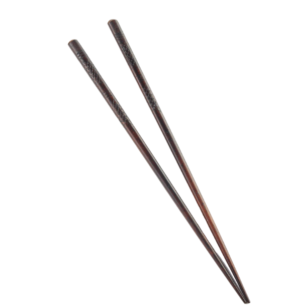 Gaishi Ahşap Chopstick Bordo Desenli