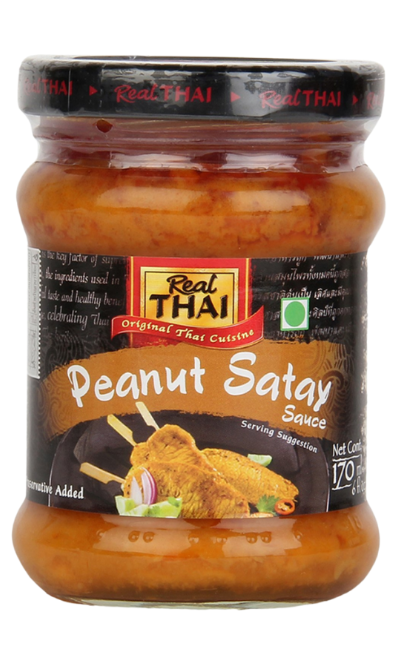 Real Thaı Original Thai Cuisine Fıstıklı Satay Sosu Peanut Satay Sauce 170 ml