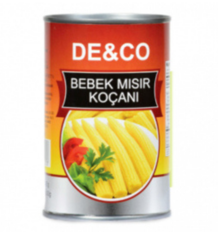 De&Co Bebek Mısır Koçanı 425 gr x24 (Ad:95 ₺)