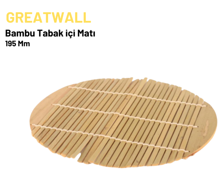 Bambu Tabak içi Matı 19,5 Cm