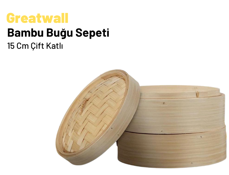 Bambu Buğu Sepeti 15 Cm