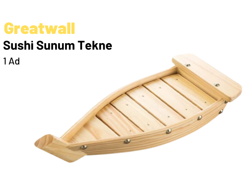 Greatwall Sushi Sunum Tekne 24x15 Cm